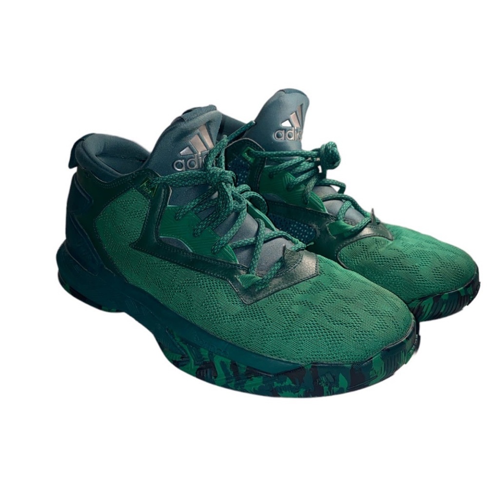 Adidas D Lillard 2 Green/Core Green B42379 Men’s Size 10 Basketball Shoes